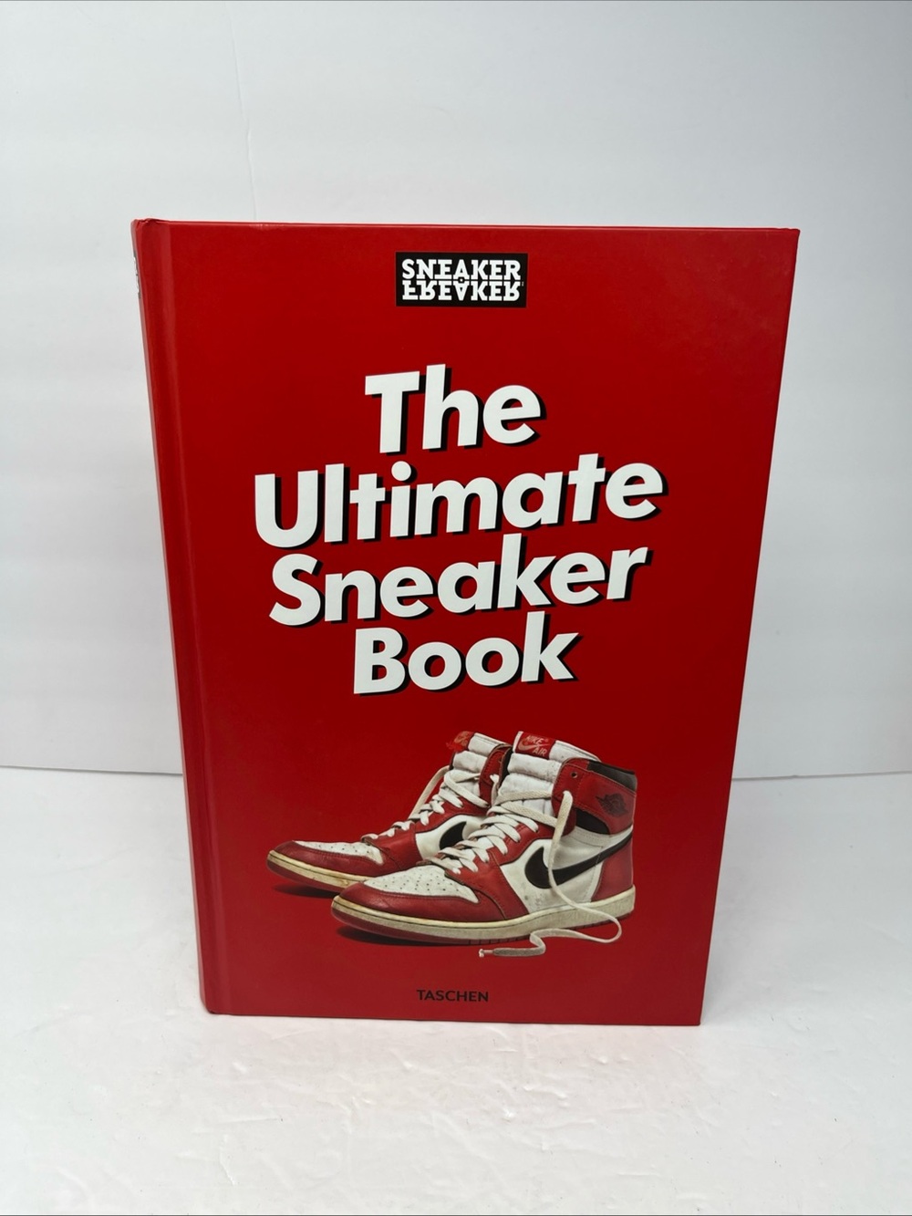 Men's Sneakers Book-Inspired Red High-Top Shoe Print